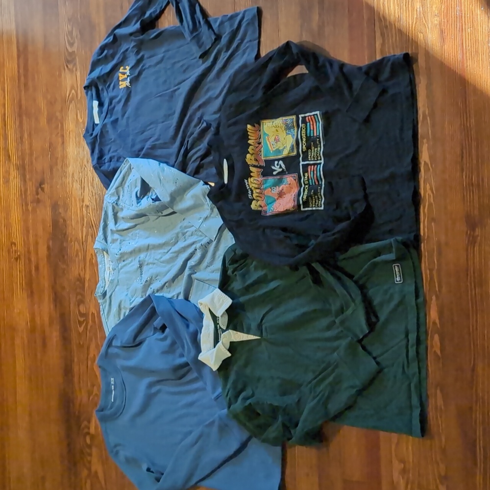 Lot Of Five Long Sleeve Abercrombie Shirts
